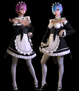 蕾姆Yaneks.Rem_and_Ram.1蕾姆